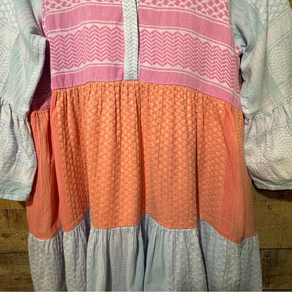 SUMMERY COPENHAGEN Women's Medium Kenya Dress Cottagecore Bohemian Lagenlook - Picture 4 of 9